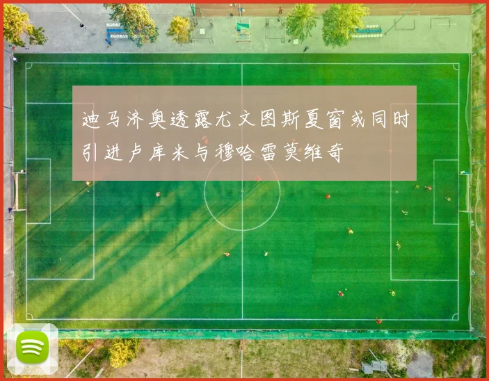 迪马济奥透露尤文图斯夏窗或同时引进卢库米与穆哈雷莫维奇